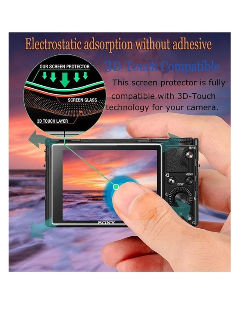 2PCS Screen Protector Compatible Canon Powershot sx740 hs sx730 hs Digital Camera,Anti-scratch Tempered Glass Clera Hard Protective Film Shield Cover - Image 5